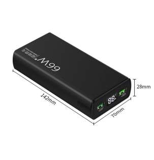 10000mAh Power Bank 66W Fast Charging for Huawei P40 Powerbank Portable External Battery Charger For iPhone 13 12 Xiaomi Samsung