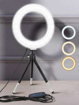 6 Inch Selfie Ring Light with Tripod