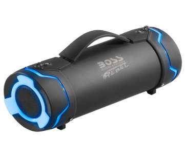 BOSS Audio Systems TUBE Portable Weatherproof Bluetooth Speaker - 3-Inch Audio Speakers, 8 Hours of Play Time, Sold Individually, Full Range