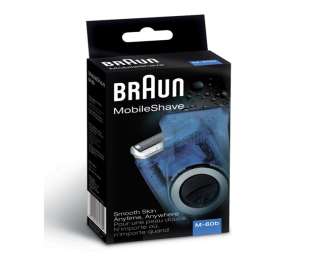 Braun M60b Mens Washable Mobile Shaver, Wide Floating Foil (The BRAUN electric shaver comes with an extra-wide, thin, ultra-flexible foil that adjusts to the contour of your face for a better shave)
