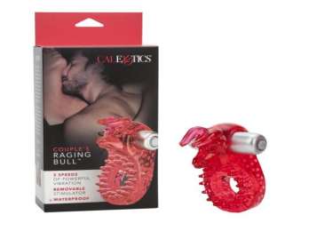 California Exotic Novelties Couple's Raging Bull Penis Ring (A durable, stretchy enhancer provides firm support and exciting stimulation