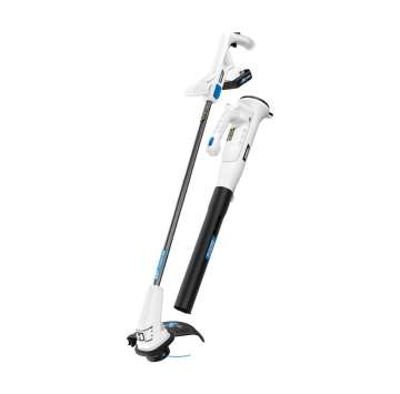 HART 20-Volt 10-inch String Trimmer/Bazooka Blower Combo Kit (1) 2.0Ah battery (STRING TRIMMER AND BLOWER)
