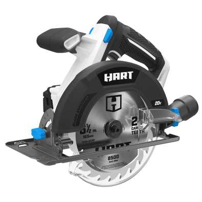 HART 20V Cordless 6.5-Inch Circular Saw. (ELECTRIC CIRCULAR SAW FOR WOOD, NO BATTERY)