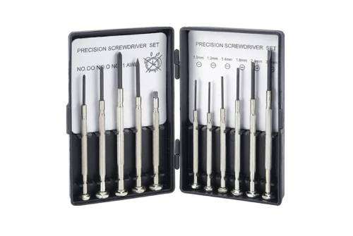 Set of 11 Mini Precision Screwdrivers, Small Screwdriver Set for Electronics