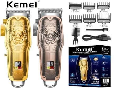 Kemei, KM-PG1990A Electric Hair Clipper for Men, Electric Shaver, Professional Hair Trimmer for Men