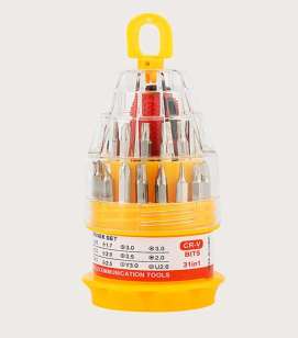 31-in-1 Screwdriver Kit for Cell Phones and More