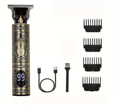 Vintage Electric Hair Clipper, Rechargeable T9 Hair Trimmer for Men, Professional 1837788415