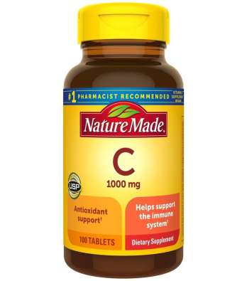 Nature Made Vitamin C 1000mg Immune Support Supplement Tablets 100