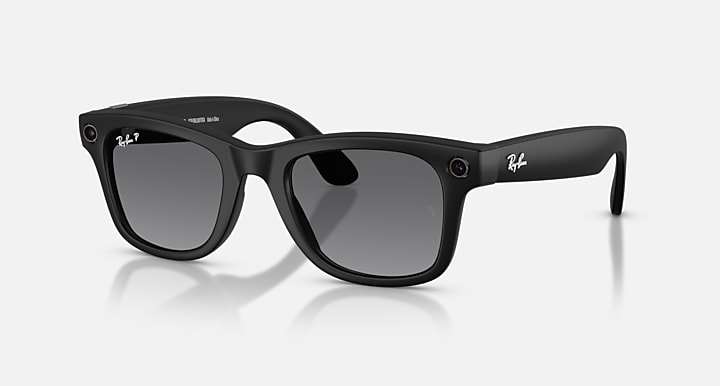 RAY-BAN | META WAYFARER (GEN 2) – FRAME: Matte Black / LENSES: Polar Gradient Graphite