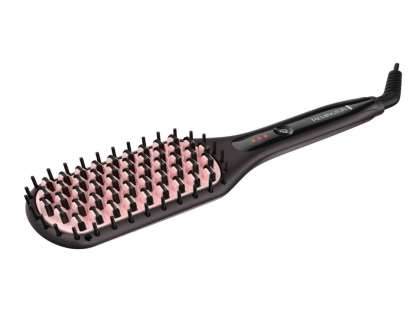 Remington Pro Pearl Ceramic Hair Straightening Brush, Purple CB7400