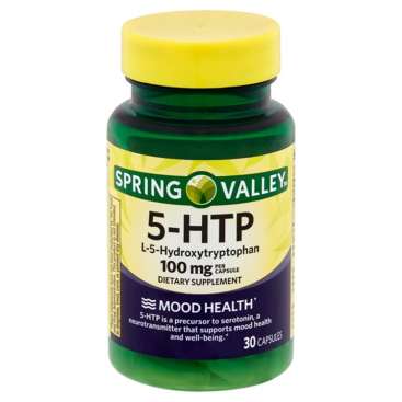 Spring Valley 5-HTP Capsules, 100 mg, 30 Count