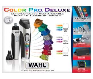 Wahl Color Pro deluxe Cord/Cordless Rechargeable Beard & touch-up Trimmer - 9891-200