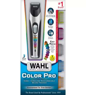 Wahl Color Pro Trim Trimmer - Wahl Color Pro Cord/Cordless Rechargeable Hair, Beard Trimmer for Men - 9891-100