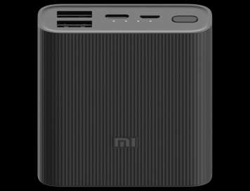 Xiaomi 10000mAh MI Power Bank 3 Ultra Compact, 22.5W Fast Charge, Dual USB-C and Dual Micro-USB, iPhone, iPad, Samsung Galaxy, Android and O